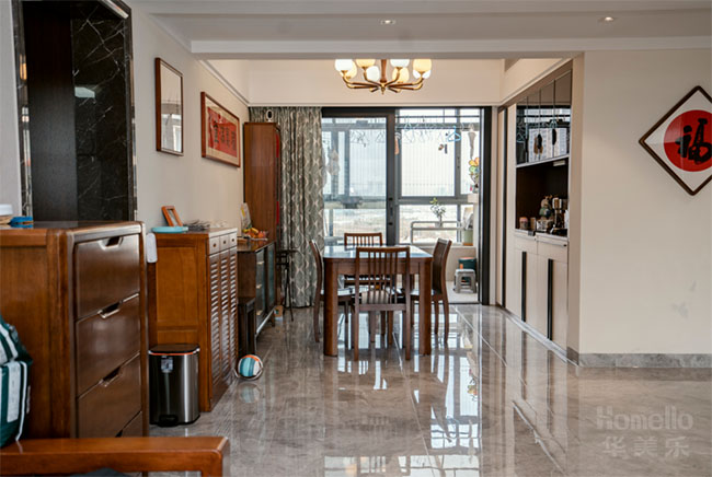 161㎡新中式，敞亮大客廳+多功能餐廳，顏值與實用性拉滿